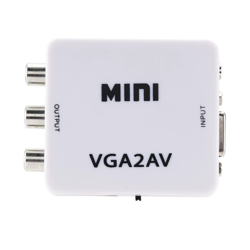 HD VGA переход AV видео конвертер VGA в AV вращающееся соединение передача к старому телевизору ПК на ТВ линия
