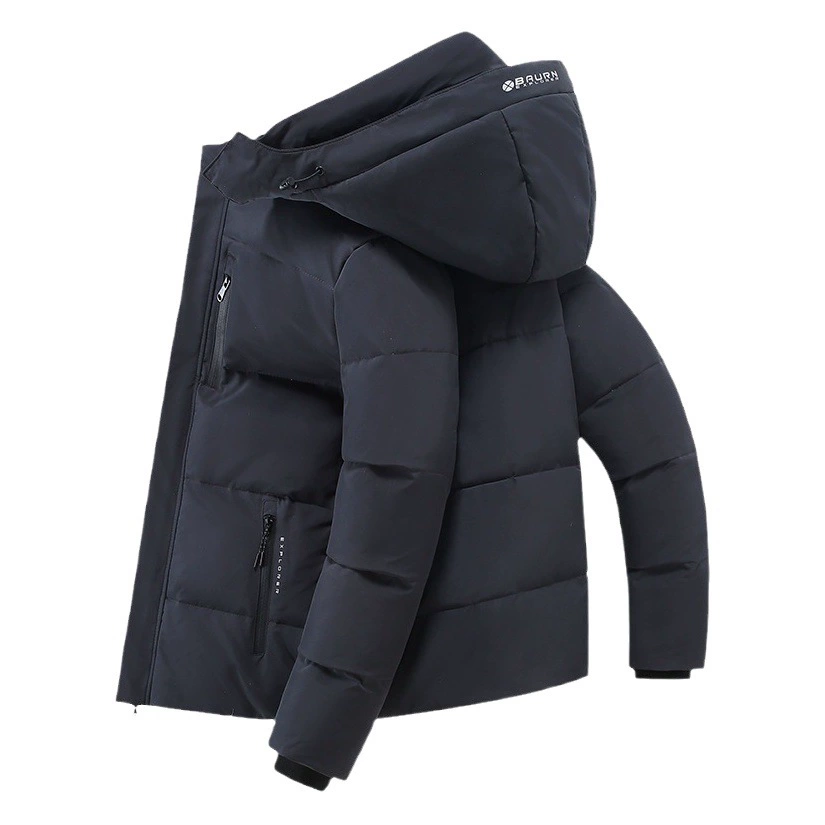 [Внешняя торговля трансграничная] Новая морозостойкая одежда для мужчин, короткие, мужчины среднего и пожилого возраста, зимняя уличная куртка с капюшоном, европейская и американская верхняя одежда