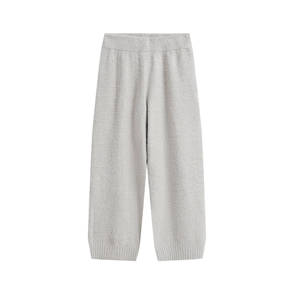 회색빛 베이지 남성용 뽀글이 기모 바지