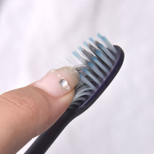 Toothbrush filament soft bristles hard bristles adult high-end bamboo charcoal home family wear male and female students cute toothbrush wholesale