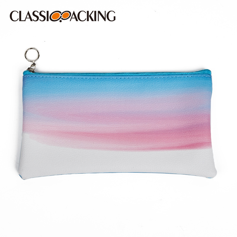 Bolsa con cremallera japonesa, cambio de color degradado, bolsa para teléfono móvil, bolsa de cosméticos de almacenamiento portátil, certificado de sobre rojo multifuncional