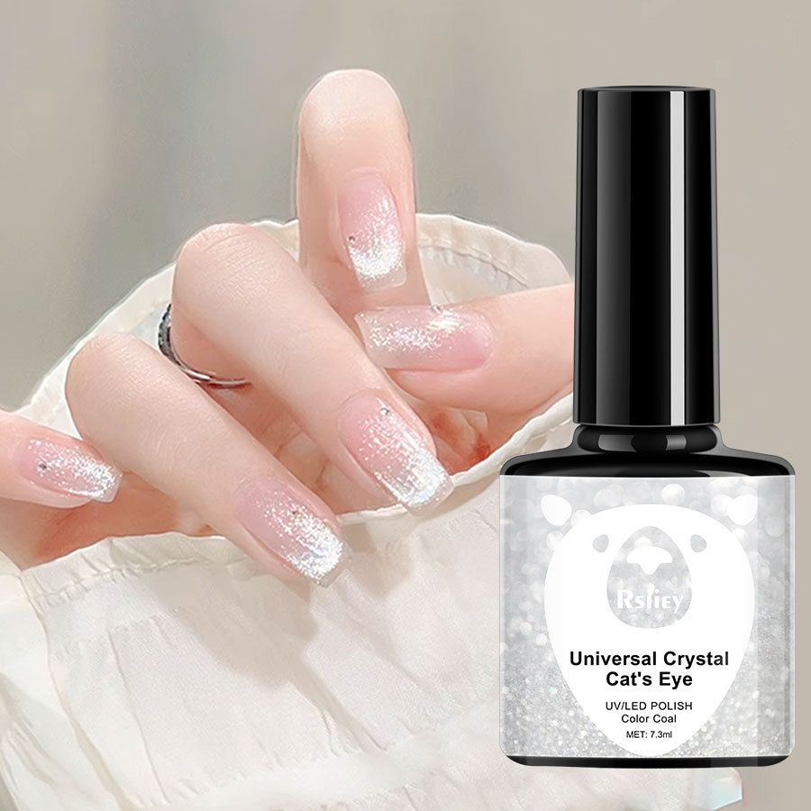 Esmalte de uñas efecto ojo de gato cristalino, colores de moda 2023 para salones de uñas, de larga duración y brillante, éxito de ventas transfronterizo.