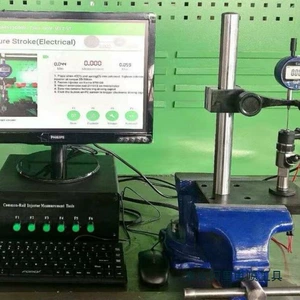 Измерение хода электромагнитного клапана форсунки Common Rail, третья ступень, высокоточный тестер CRM900 CR3-A
