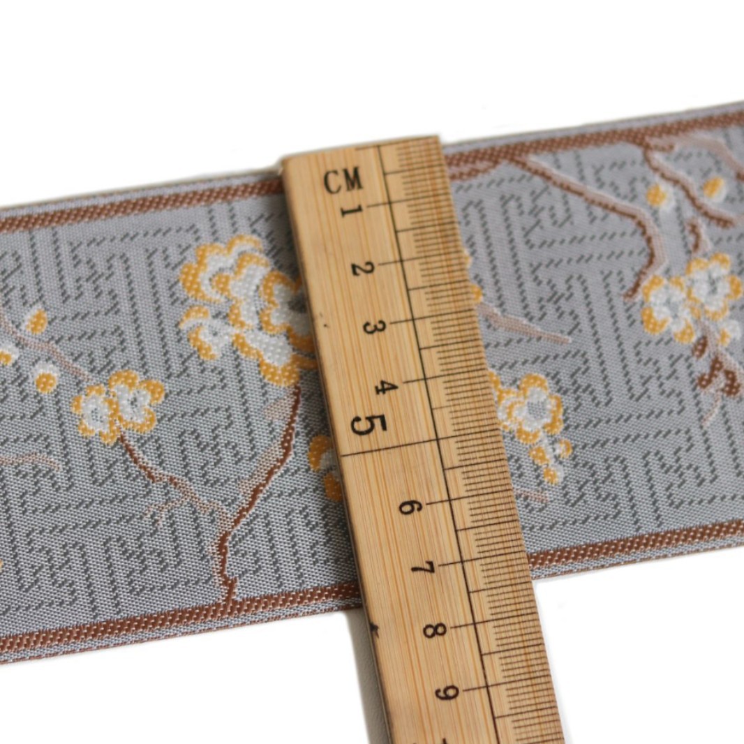 7,2 cm de ancho alta precisión cinta nuevo chino Plum Blossom BRIM cortina almohada cama corredor Mesa ropa encaje