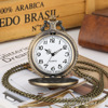 Classic retro pocket watch, necklace with letters, Amazon, English letters, Birthday gift