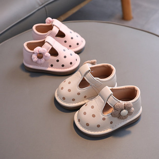 Autumn baby soft sole shoes baby girl toddler shoes cute breathable non-slip princess shoes anti-drop call shoes wholesale price