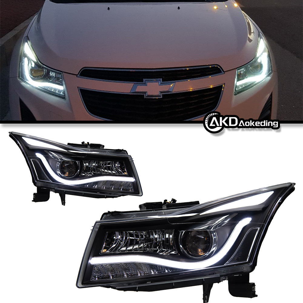 Chevrolet Cruze 2009-2016 üçün far bloku, angel eye linzalı