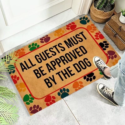 Avtomobil döşəmə paspasları – Pumpkin Head Mat Carpet - m-dog-paw-40-60cm-skin-friendly-suede