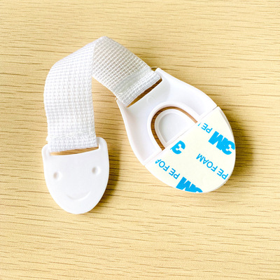 2色多功能儿童防护织带锁宝宝抽屉锁扣衣柜锁婴幼儿布带安全锁|ms