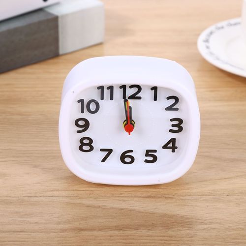Fashionable and simple candy-colored student alarm clock creative home convenient reminder alarm clock bedroom wake-up bell manufacturer wholesale