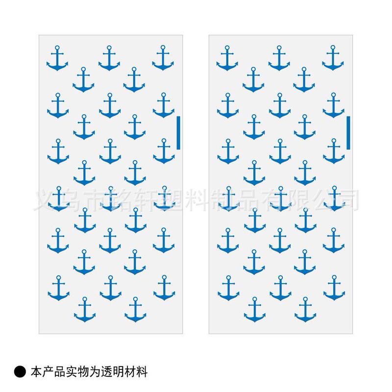 Blue Anchor pattern gift bag nautical transparent OPP entertainment bag nautical beach decoration theme party supplies Blue Anchor pattern gift bag nautical transparent OPP entertainment bag nautical beach decoration theme party supplies