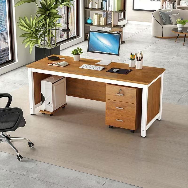 Simple office desk, staff computer desk, manager desk, double desk, single financial desk, office all-in-one desk Simple office desk, staff computer desk, manager desk, double desk, single financial desk, office all-in-one desk