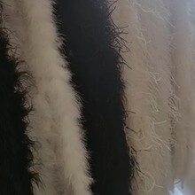 彩色羽毛条鸵鸟羽毛绒条火鸡绒毛条DIY饰品头饰配件服装辅料