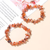 Agate organic bracelet natural stone, elastic jewelry charm, accessory, simple and elegant design, wholesale