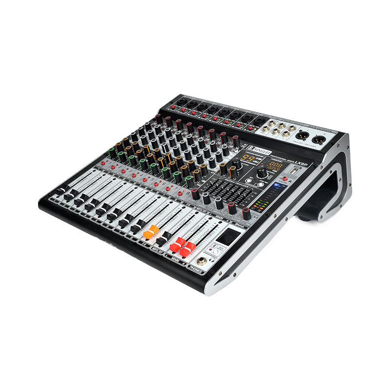 LX8P 파워 앰프 믹서 홈 컴퓨터 성능 USB 사운드 카드 블루투스 DJ 국경 전자 상거래