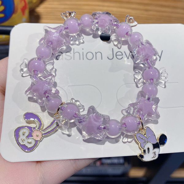 children's cartoon fresh beaded bracelet