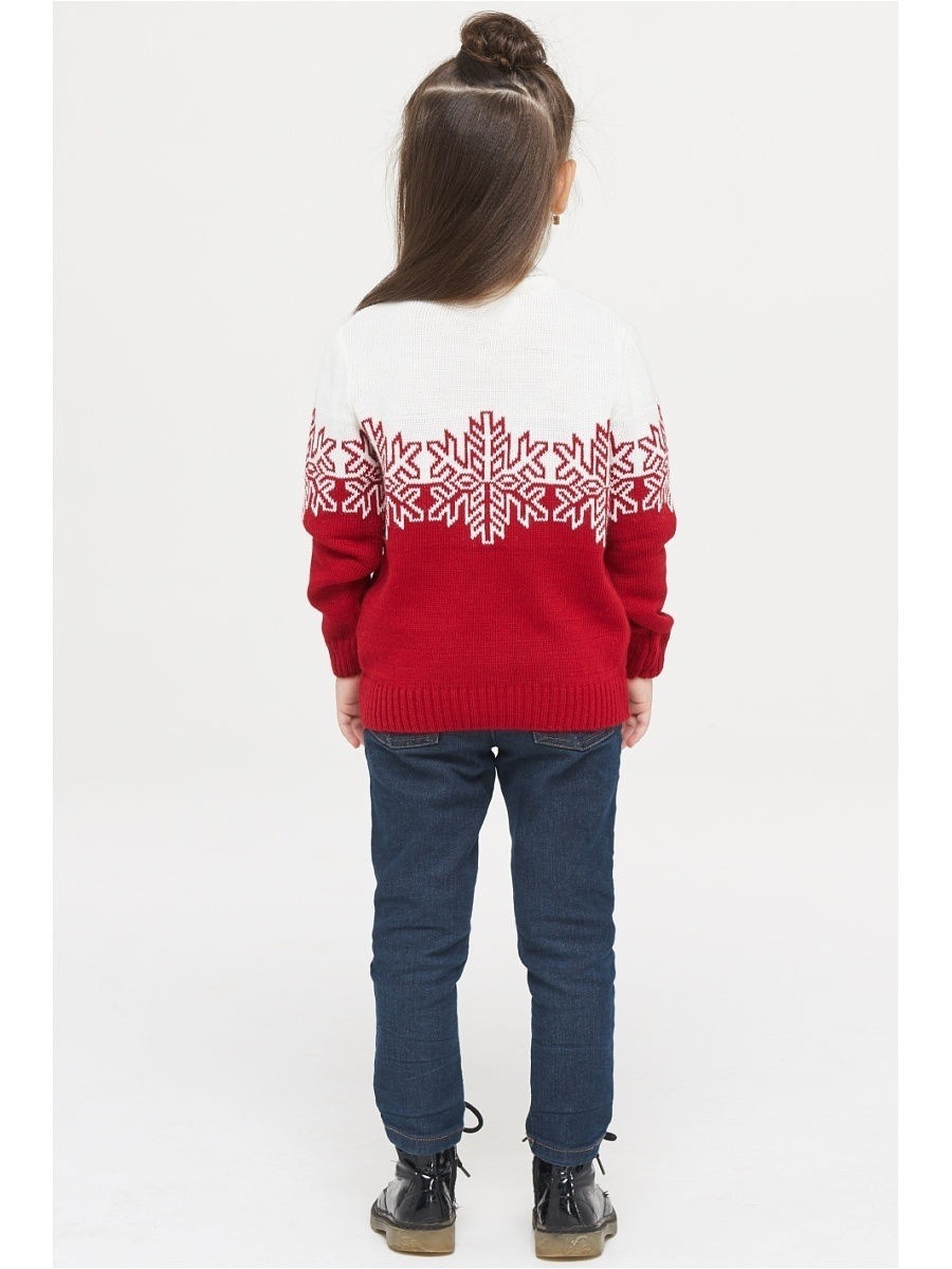 Fashion Snowflake Polyester Jacquard Sweater Family Matching Outfits display picture 5