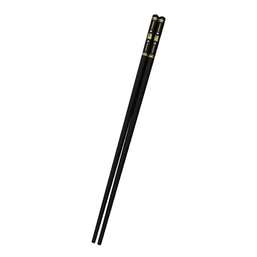 Shifule source manufacturer wholesale hot stamping Great Wall Fu character alloy chopsticks household non-slip, mildew-resistant and high-temperature-resistant chopsticks