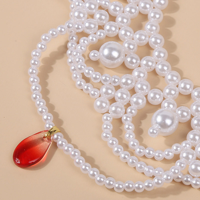 Bohemian Pearl Necklace display picture 7