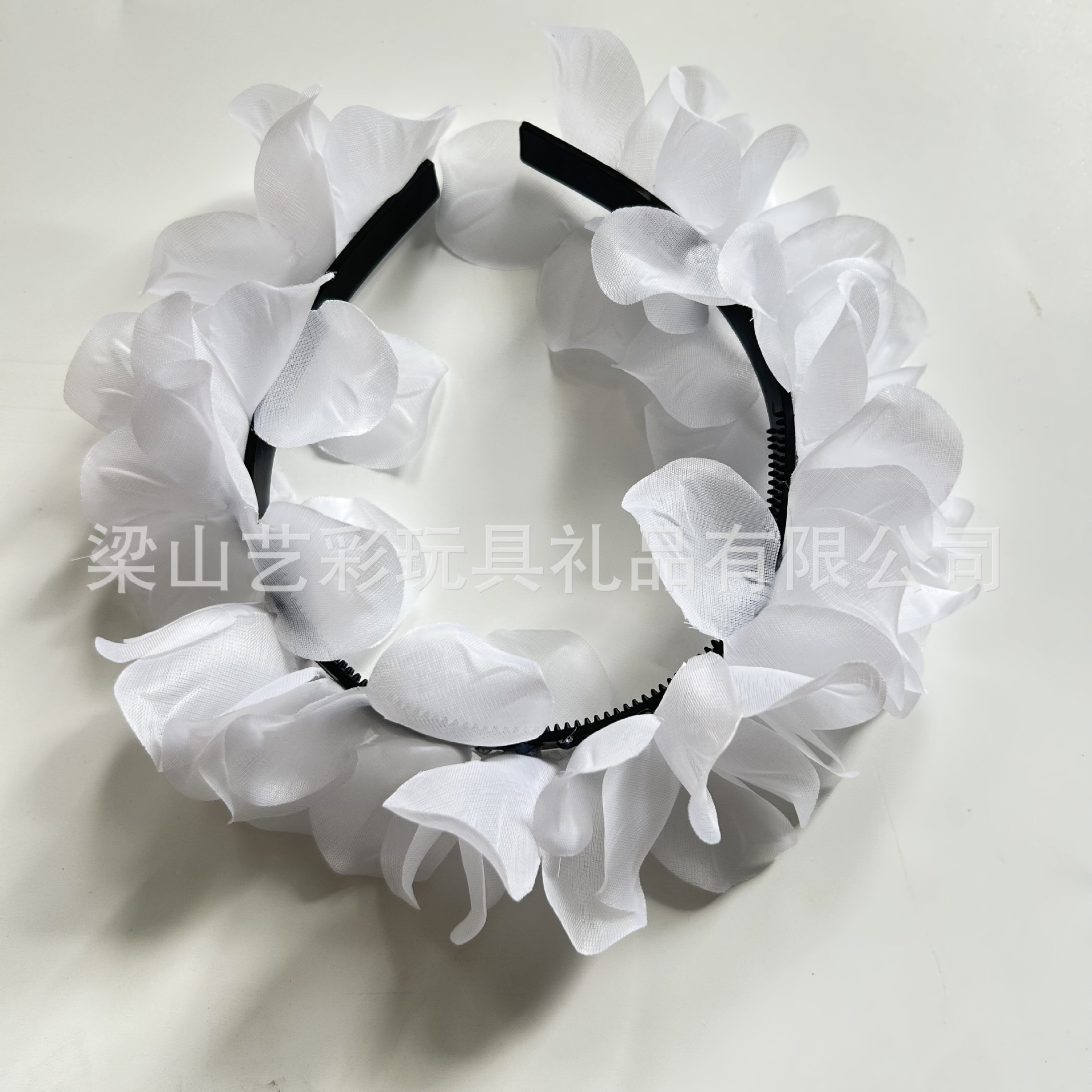 Diadema de venta caliente transfronteriza hawaiana, diadema de tela de poliéster, diadema de colores, horquilla