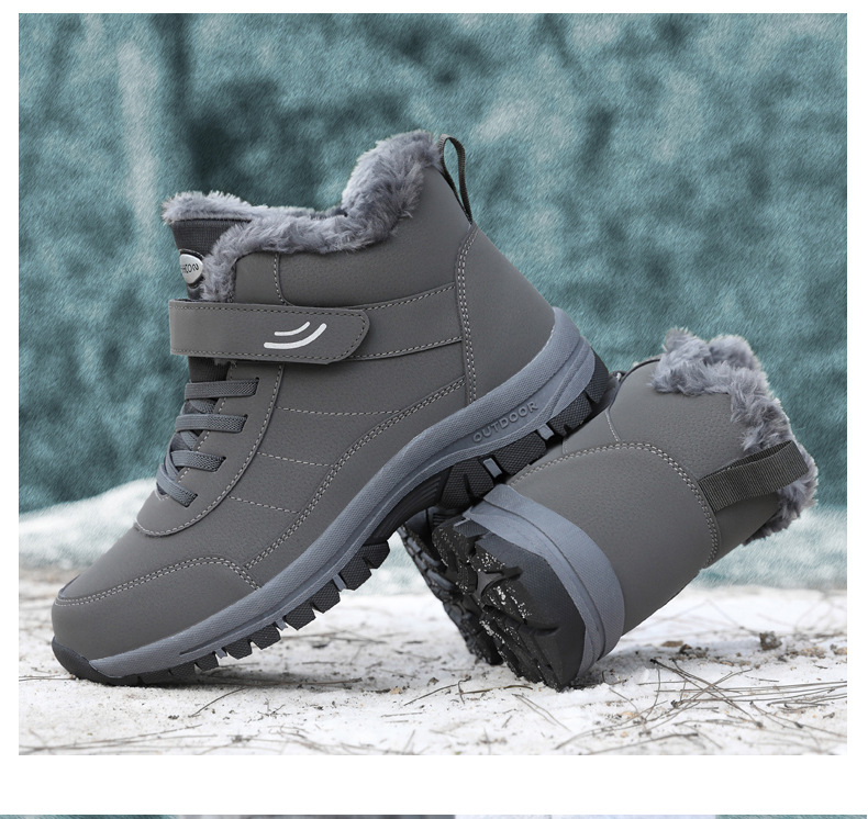 Stivali da neve da donna, da uomo, in cotone, scarpe da ginnastica, antiscivolo, comode, unisex, leggere, traspiranti_voghion.com