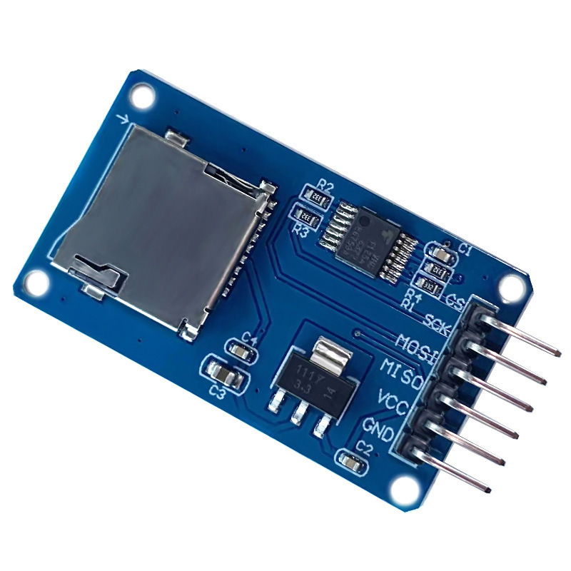 Micro SD卡模块 SPI接口 TF卡读写卡器 带电平转换芯片