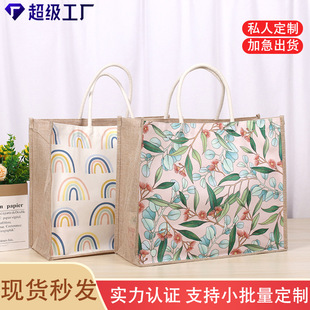 Ins handbag linen cloth bag women go out to carry lunch box lunch bag women 2024 net red work small carry