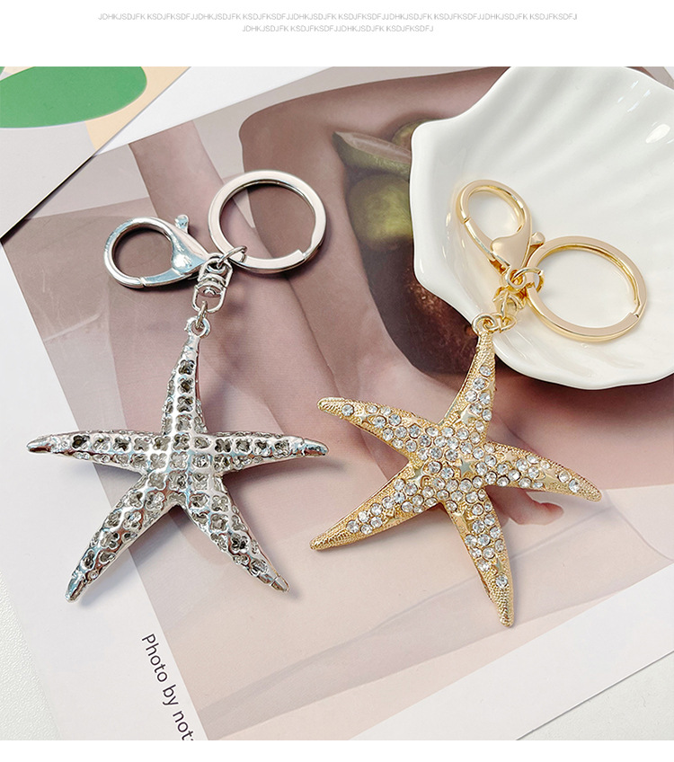 Cartoon Style Zinc Alloy Pentagram Women's Bag Pendant Keychain display picture 5