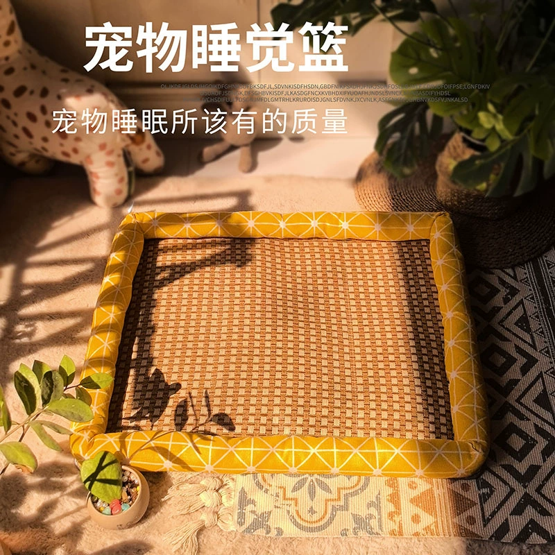 Кошачье гнездышко летнее Liangwo для всех сезонов, универсальное малое/среднее, лежак для кошек, подушка, устойчивая к захвату