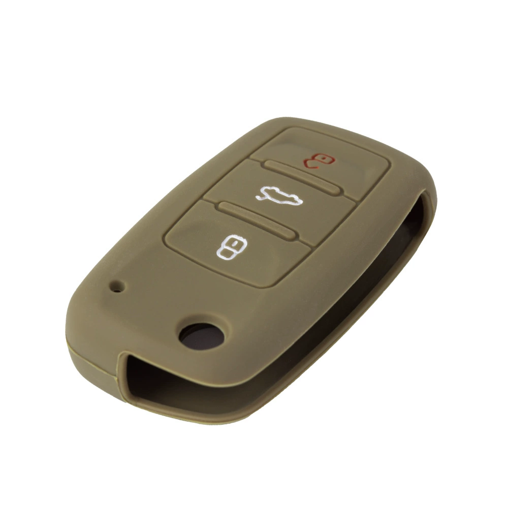 Подходит для Volkswagen Santana POLO Silicon Plane Key Bao Jieda Soft Platform Back Bag Golf Car Remote Control cover