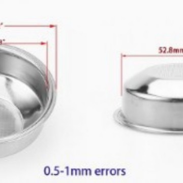 Dongling máquina de café italiano semiautomática máquina de café mango tazón de polvo piezas de repuesto Acero inoxidable café en polvo tazón 51mm