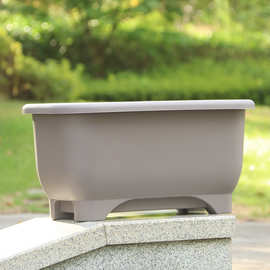 大号创意塑料种植花槽简约长方形花盆塑料种菜神器家庭阳台花园