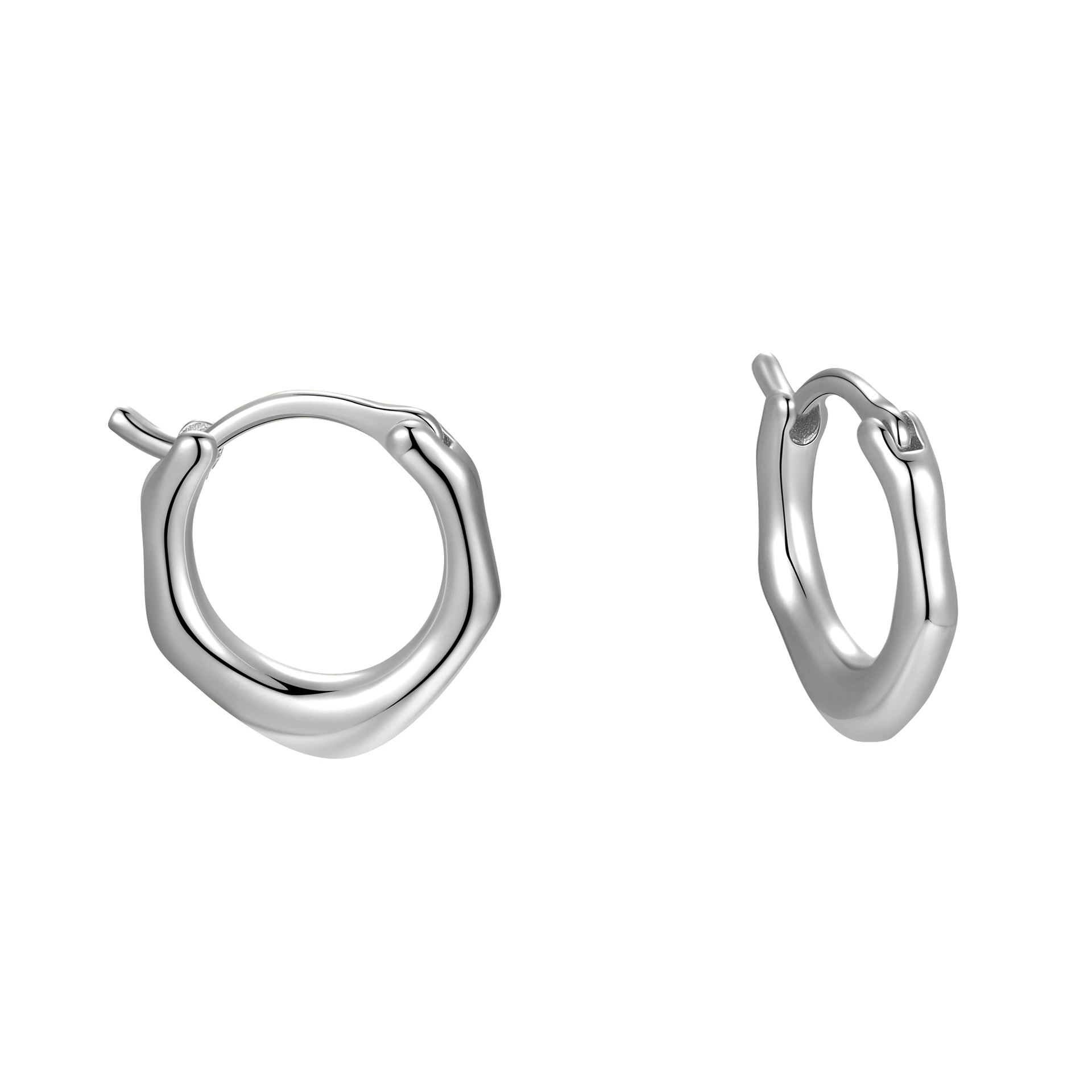 Small earrings, silver 925 sample, simple and elegant design, light luxury style, high-quality style
