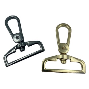 New Metal Thickened Dot Large Hook Buckle Men's and Women's Large Casual Backpack Pull King Bold Snack Ring Rotating Extra Thick Hook