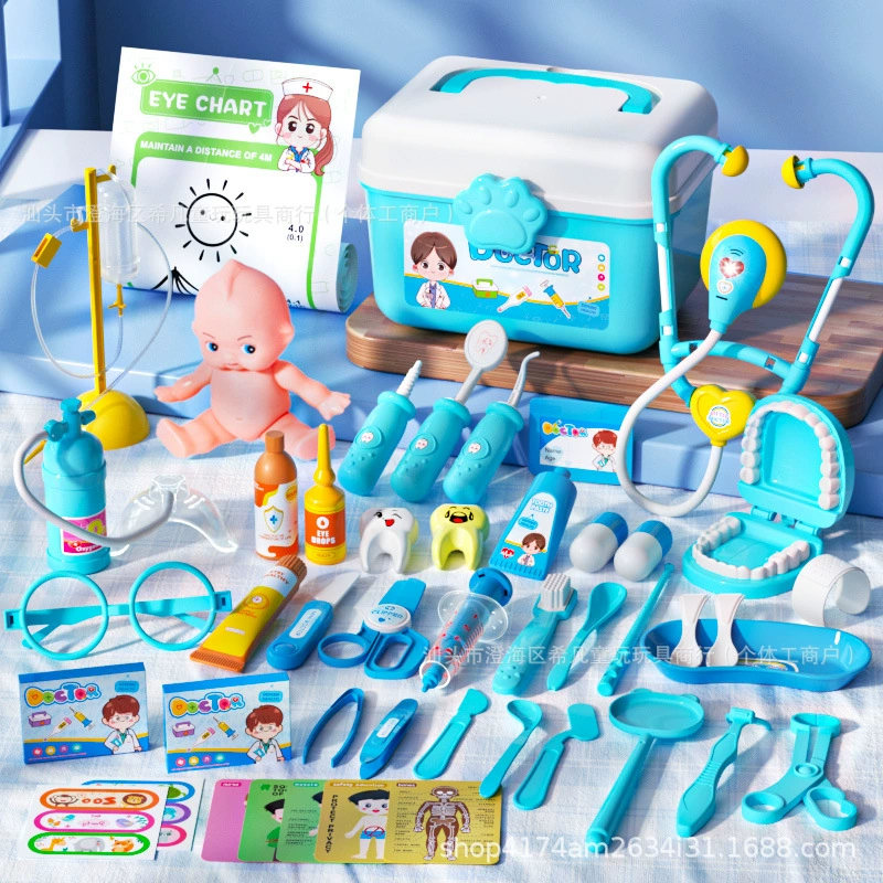 Детская игрушка, набор, семейный стетоскоп для мальчиков