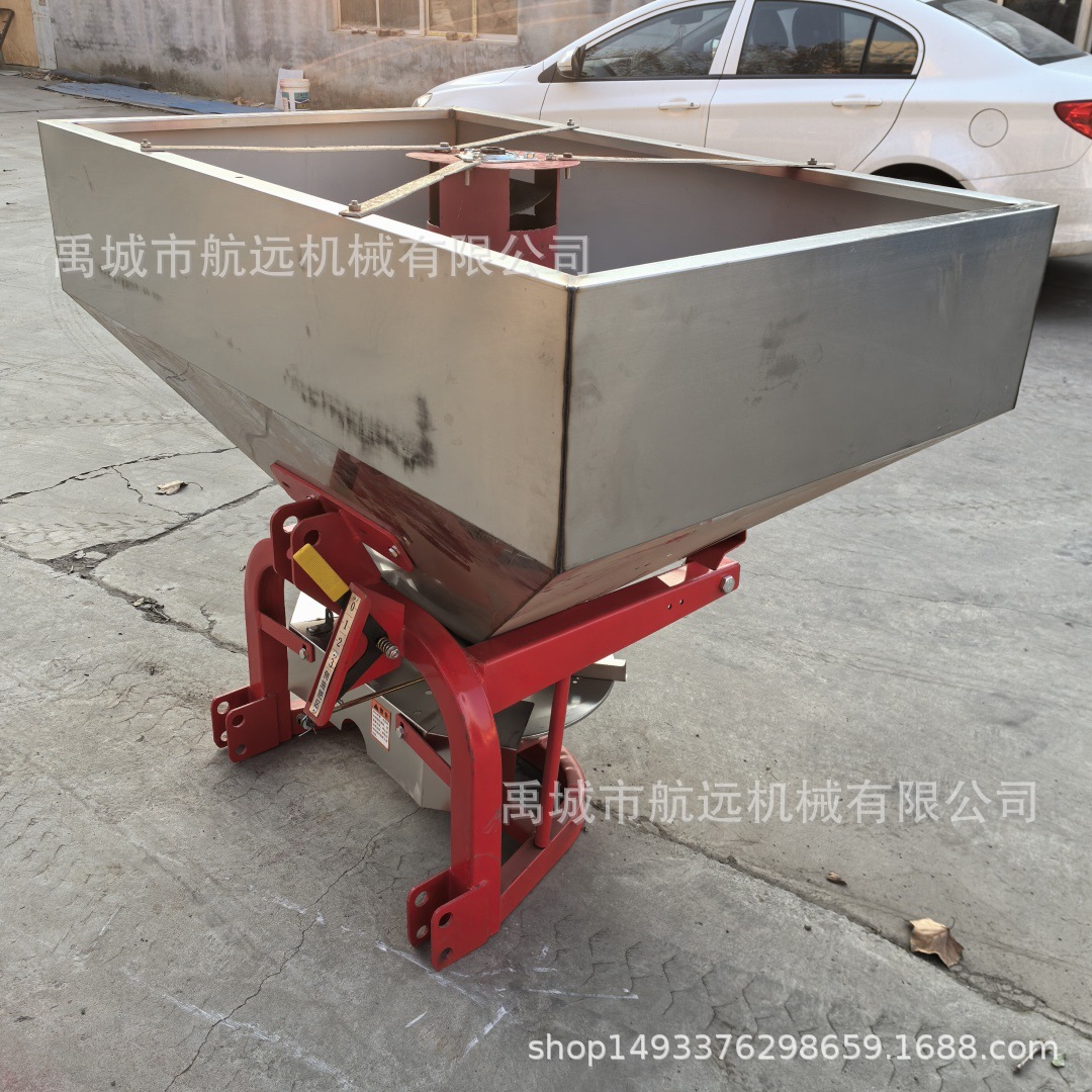 不锈钢撒肥机 加装搅拌器的化肥复合肥扬肥机 容量800斤的撒播机