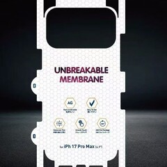 适用iPhone17ProMax金刚隐形背膜水凝膜苹果17后膜磨砂软膜17pro