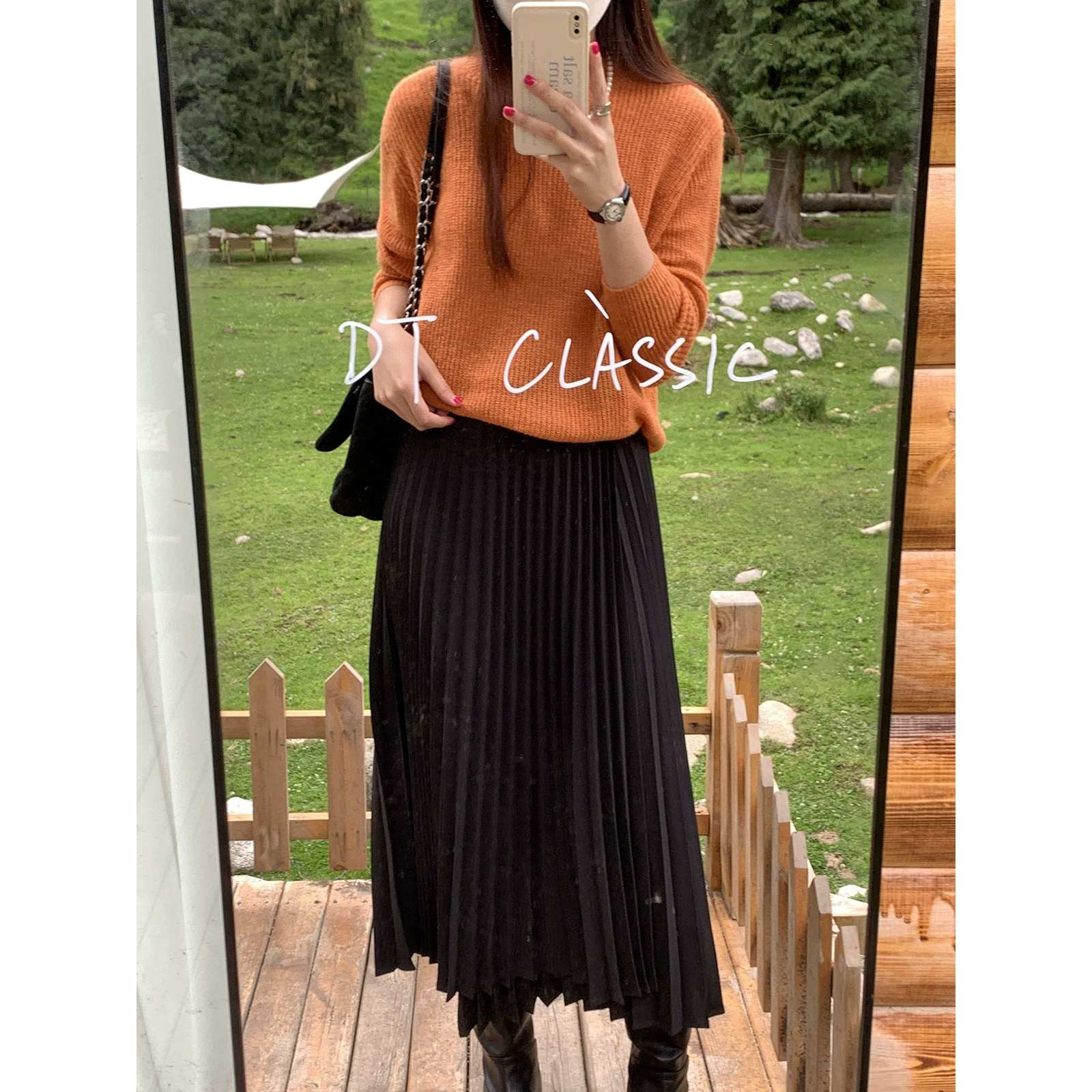 Корейский вязаный свитер Eun in By с круглым вырезом, женский осенний Новый Свободный Повседневный свитер в ленивом стиле