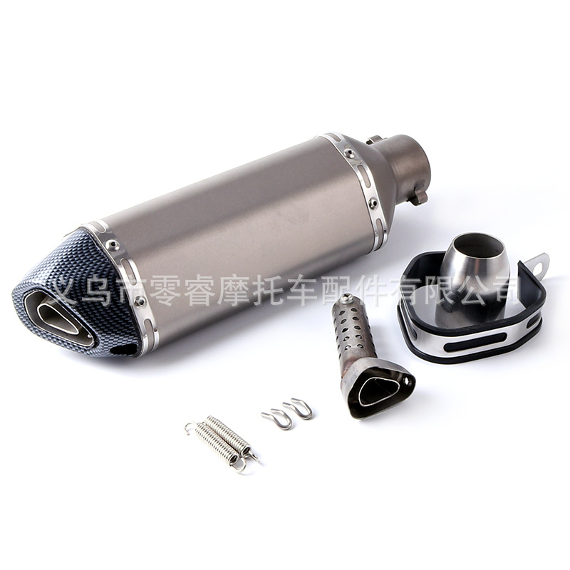 Motorcycle Modification Exhaust Pipe Suitable for Suzuki Gsx-R150 2017-2021 Stainless Steel Front Section Full Section