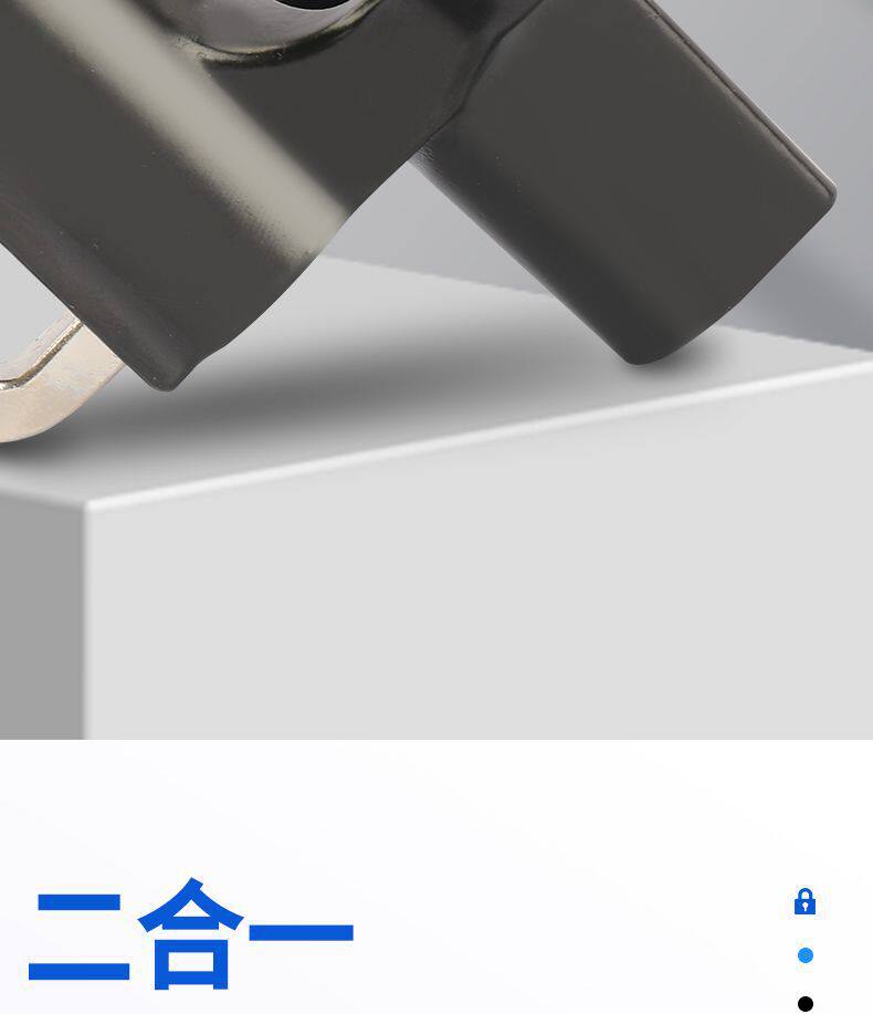 Scooter Helmet Lock, Helmet Anti-Theft Lock, Electric Vehicle Hook, Helmet Anti-Lost Front-Mounted Universal Helmet Lock