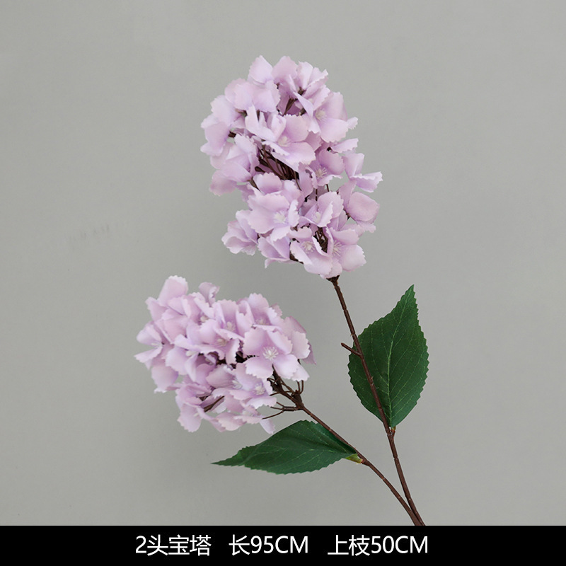 紫色仿真花婚庆假花绣球花插花婚礼花艺花材绢花装饰布置花批发热|undefined