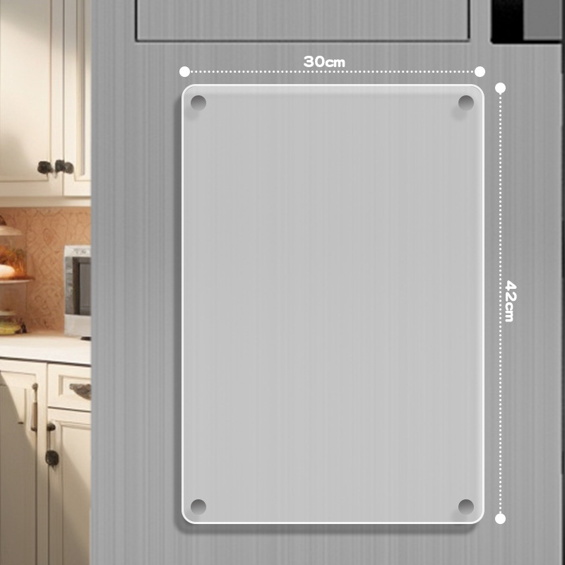 Transfronterizo acrílico tablero de escritura adsorción magnética refrigerador mensaje de nota borrable DIY plan de visualización