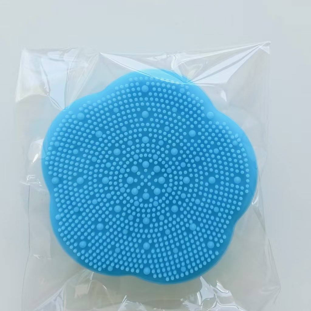 Flores de silicona cepillo de baño para bebés cepillo de limpieza infantil cepillo de limpieza facial recién nacido cepillo de limpieza facial de pelo suave cepillo de limpieza facial