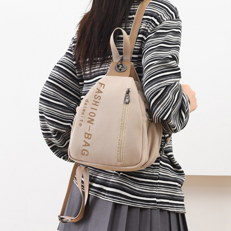 Fashionable Double-Shoulder Chest Bag That Can Be Carried on Both Shoulders and Across the Body, Multifunctional