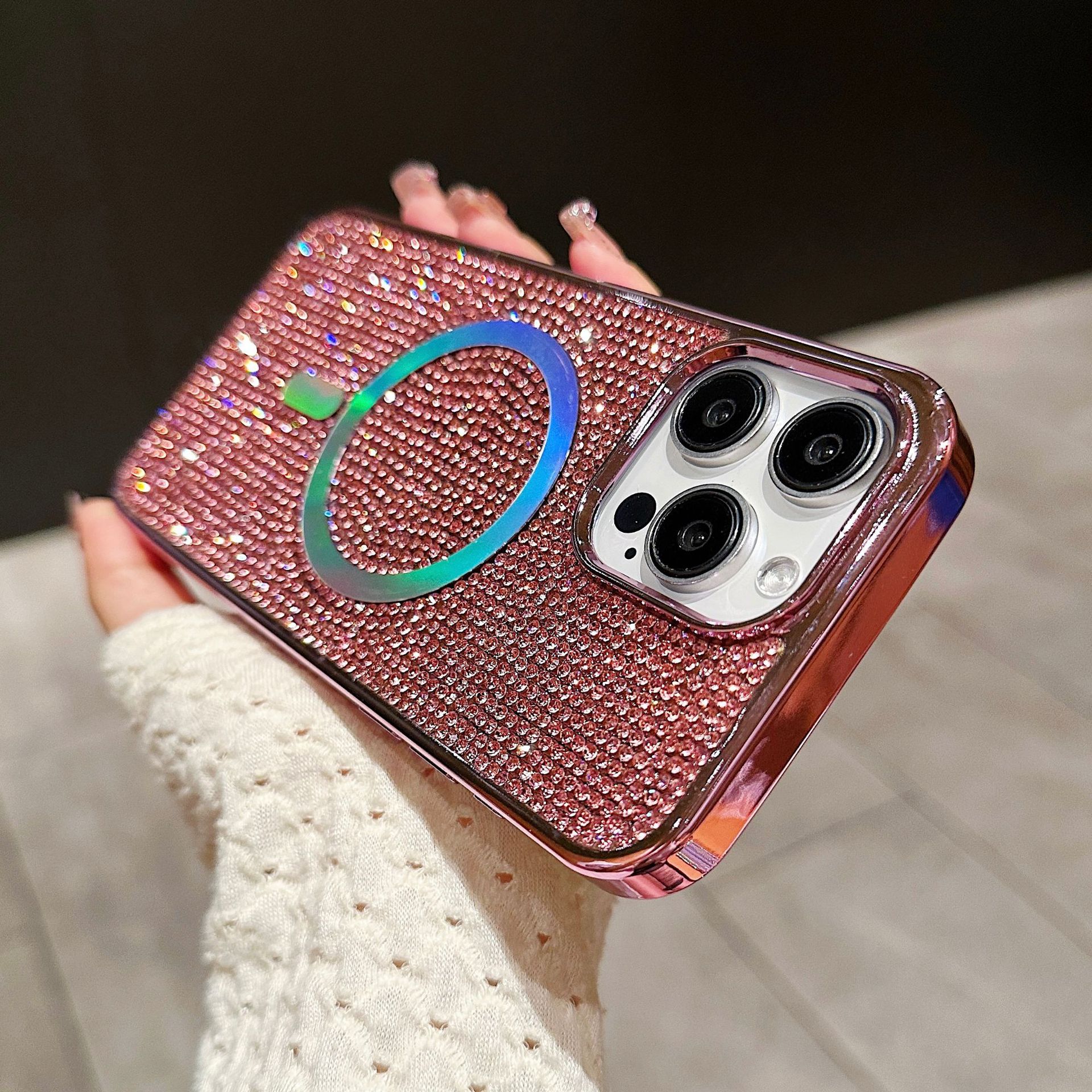 80g Weight iPhone Applicable Brands Phone Cases Classification Glass Material Solid Color Pattern Simple Style Style Glass Solid Color Simple Style Phone Cases Phone Accessories 4