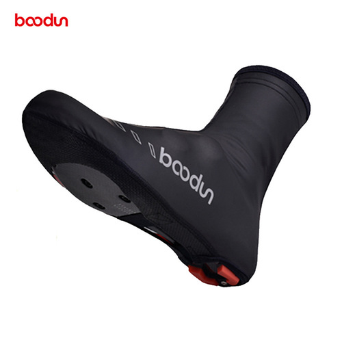 Burton Sports Autumn and Winter New Cycling Shoe Covers Outdoor Night Riding Wear-Resistant Water-Repellent Bicycle Plus Velvet Warm Locking Shoe Covers