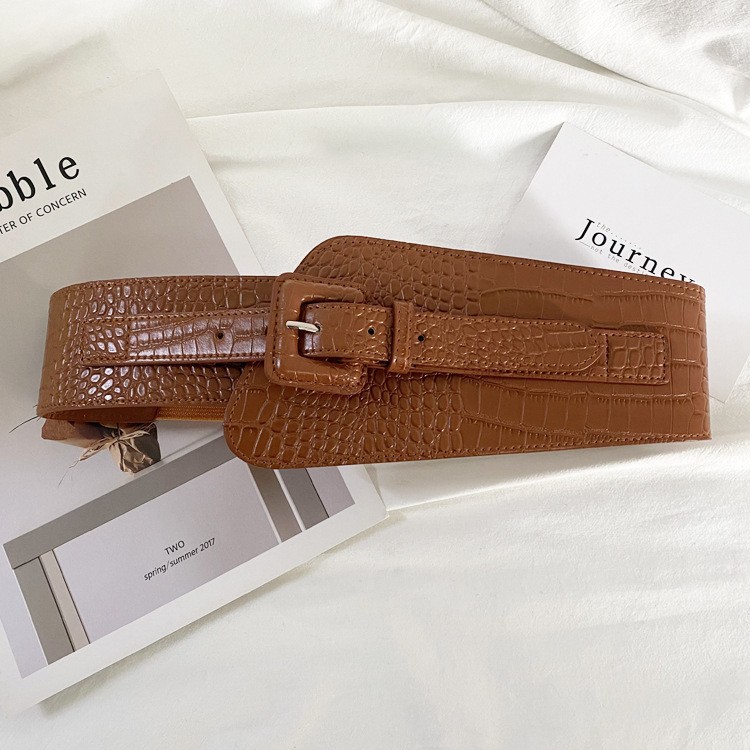 Ultra-breiter Taillengürtel Für Damen Modisches Accessoire Für Kleider_voghion.com