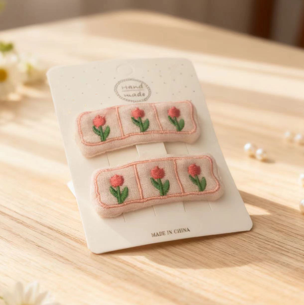 핑크색 작은 꽃 3개