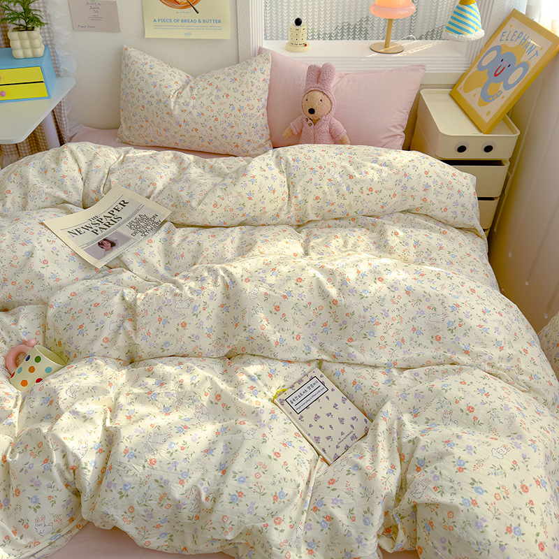 워시드 코튼 프린트 - 벨리카