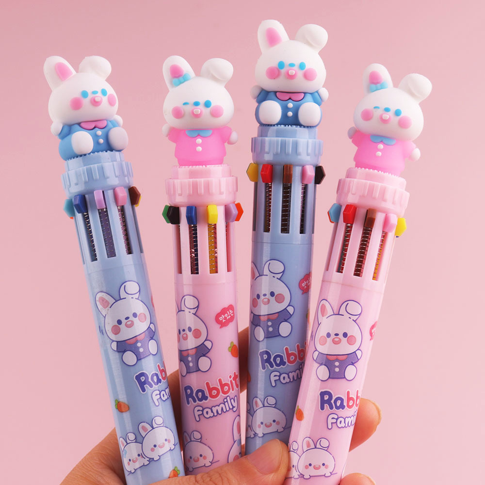 12 bolígrafo creativo 12 colores multifunción bolígrafo de color estudiantes bolígrafo multicolor bolígrafo atómico NaYou